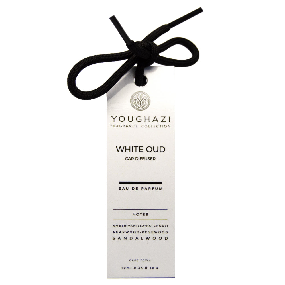 White Oud Car Diffuser